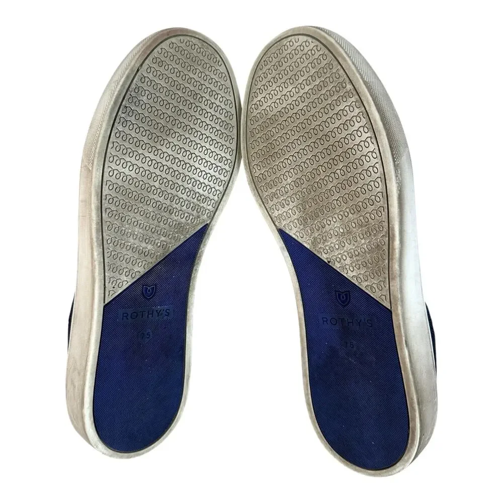 Rothys Navy Slip On 7.5 Preowned